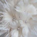 Feather Flower Bridal Bouqu..