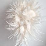 Feather Flower Bridal Bouqu..